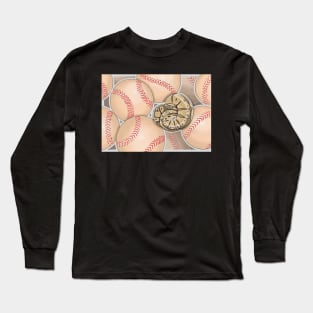 hypomelanistic ball python Long Sleeve T-Shirt